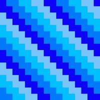 motif diagonal bleu harmonieux de forme carrée, ressemblant à un motif de pixels. vecteur