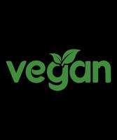 création de tshirt vecteur logo végétalien