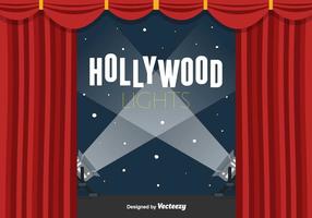 Hollywood Lights Vector Background