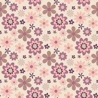 motif floral sans soudure vecteur