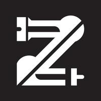 création de logo lettre z. icône et logo z de vecteur d'entreprise d'identité de marque.