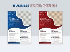 flyer d'entreprise moderne ou modèle de conception de mise en page de couverture de brochure. vecteur
