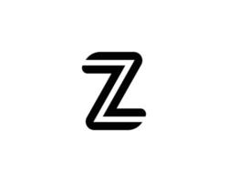 modèle de vecteur de conception de logo z zz