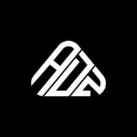 conception créative de logo de lettre adz avec graphique vectoriel, logo adz simple et moderne en forme de triangle. vecteur