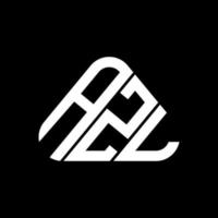 création de logo de lettre azl avec graphique vectoriel, logo azl simple et moderne en forme de triangle. vecteur