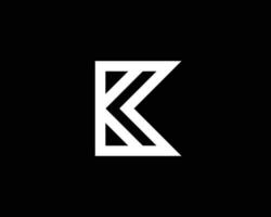 modèle de vecteur de conception de logo k