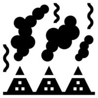 icône de clip art moxibustion vecteur