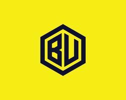 modèle de vecteur de conception de logo bu ub