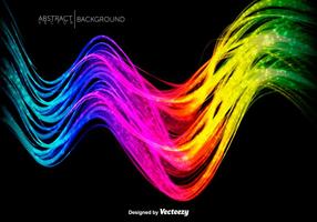 Abstract Colorful Shiny Waves - Illustration Vectorisée vecteur