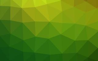 couverture low poly vecteur vert clair.