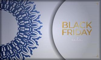 modèle d'affiche de vente vendredi noir motif abstrait de couleur beige vecteur