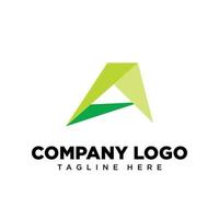 lettre de conception de logo a, adaptée à l'entreprise, à la communauté, aux logos personnels, aux logos de marque vecteur