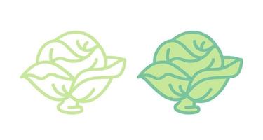 vecteur défini icônes de chou. illustration de chou. légumes de dessin à la main.