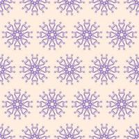 motif ornemental violet et beige de style unique vecteur