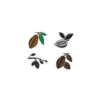 cacao, icône de vecteur de logo de cacao