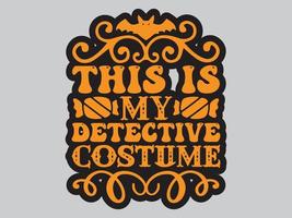fichier de conception de t-shirt halloween vecteur