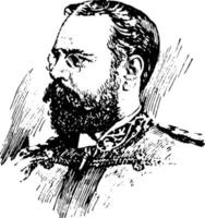 john philip sousa, illustration vintage vecteur