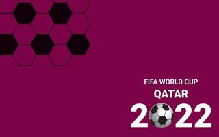 coupe du monde fifa qatar 2022 modèle de bannière de fond illustration vectorielle vecteur