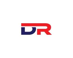 modèle de vecteur de conception de logo dr rd