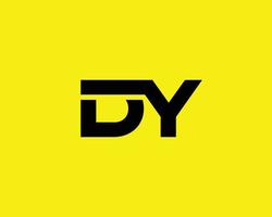 modèle de vecteur de conception de logo dy yd