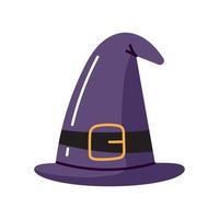 accessoire chapeau de sorcière halloween vecteur