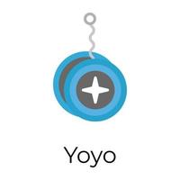 concepts de yoyo à la mode vecteur