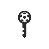 modèle de conception de logo de clé de voiture, symbole d'entreprise automobile vecteur
