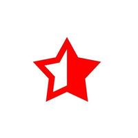 icône étoile. logo étoile. symbole étoile. modèle d'étoile prêt à l'emploi. vecteur