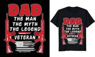 conception de t-shirts de la journée des anciens combattants, conception de t-shirt vintage, conception de t-shirt de l'armée vecteur