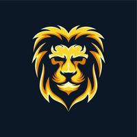 création de logo esport lion vecteur