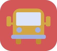 bus scolaire, illustration, vecteur sur fond blanc.