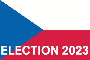 jour des élections tchèques. président, parlement. fête nationale vecteur