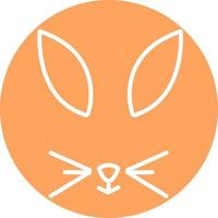 animal lapin, illustration, vecteur sur fond blanc.