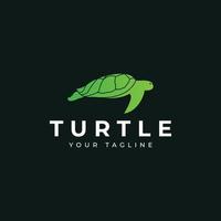 tortue, tortue, logo de concept d'élément vecteur