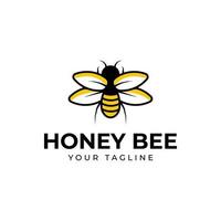 miel abeille concepts logo graphique vectoriel modèle abstrait