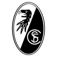 francfort-sur-le-main, allemagne - 10.23.2022 logo du club de football allemand fribourg. image vectorielle. vecteur