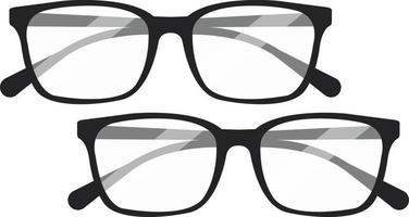 lunettes de vue, illustration, vecteur sur fond blanc.