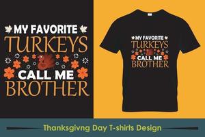 joyeux thanksgiving et ... vecteur gratuit de t-shirt personnalisé