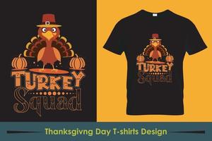 vecteur gratuit de t-shirt de thanksgiving