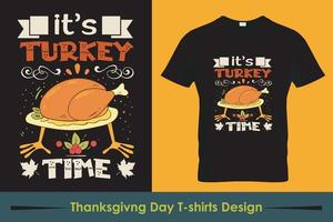 conception de t-shirt happy turkey day, conception de t-shirt de typographie pour thanksgiving téléchargement gratuit vecteur gratuit