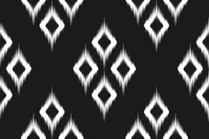 motif harmonieux d'ikat ethnique géométrique en tribal. tissu ethnique motif ikat art. façon mexicaine. vecteur