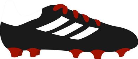 crampons de football, illustration, vecteur sur fond blanc.