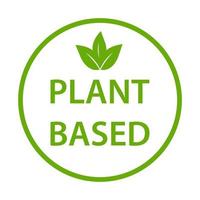 icône à base de plantes vecteur symbole d'aliments sains badge végétalien, signe végétarien pour la conception de votre site Web, logo, application, ui.illustration