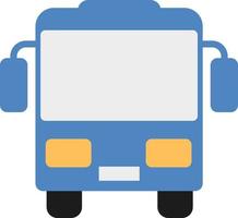 bus bleu, illustration, vecteur sur fond blancvv