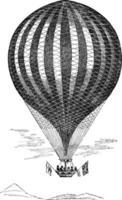 ballon vauxhall, illustration vintage. vecteur