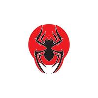 création vectorielle de logo icône araignée vecteur