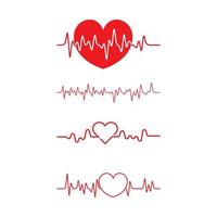 art design santé médical rythme cardiaque pouls vecteur