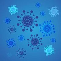 icône d'illustration vectorielle de virus corona vecteur