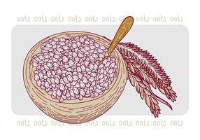 Illustration vectorielle gratuite d'avoine vecteur