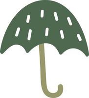 parapluie de protection, illustration, vecteur sur fond blanc.